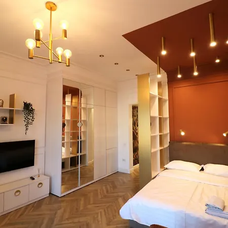 公寓 Deluxe Premium Old Town - Free Minibar 布加勒斯特